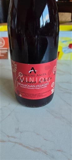 Beaujolais Beaujolais Villages Domaine Anita Primeur d'Anita 2025