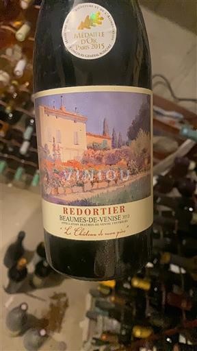 Thung lũng Rhône Beaumes de Venise Redortier Le Château de mon pere 2013