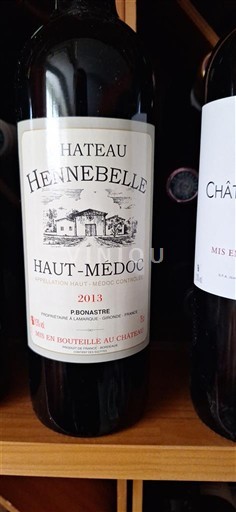 Burdeos Haut-Médoc Château Hennebelle 2013