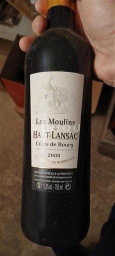Bordeaux Côtes-de-bourg Haut-Lansac Les Moulins 2008