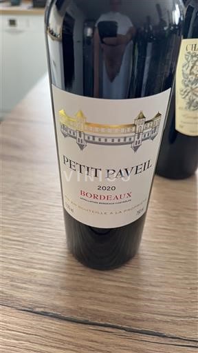 Bordeaux Petit Paveil 2020