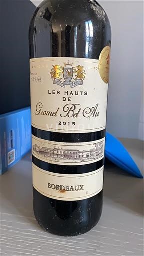 Burdeos Bordeaux Les Hauts de Gromel Bel Air 2015