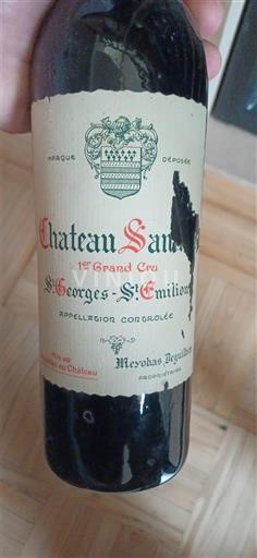 Bordeaux Saint-Georges-Saint-Émilion Château Saint-Sauveur 1934
