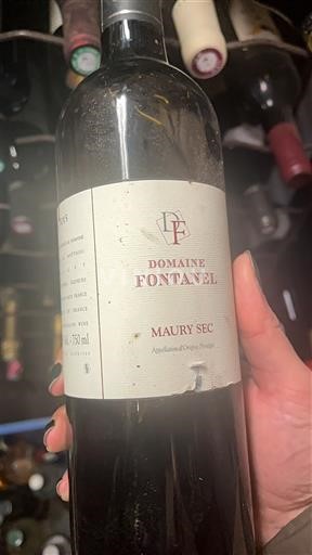 Roussillon Maury sec Domaine Fontanel 2015