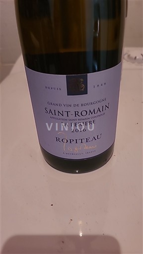 Vinos Blanc sec La Perrière Ropiteau 2016 Francia Borgoña Saint-Romain AOC