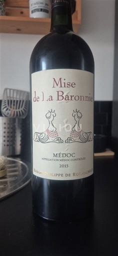 Bordoja Médoc Baron Philippe de Rothschild Mise de La Baronnerie 2015