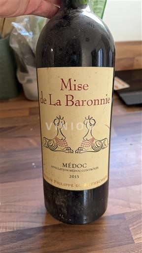 Bordeaux Médoc Baron Philippe de Rothschild Mise de La Baronnerie 2015