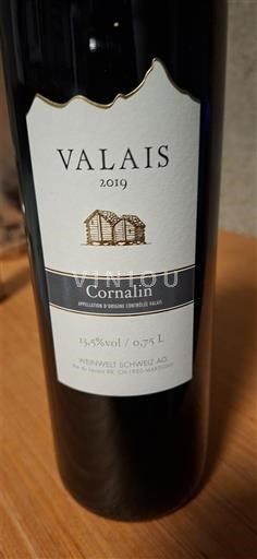 Valais No especificado Vinewelt Schweiz AG Cornalin 2019