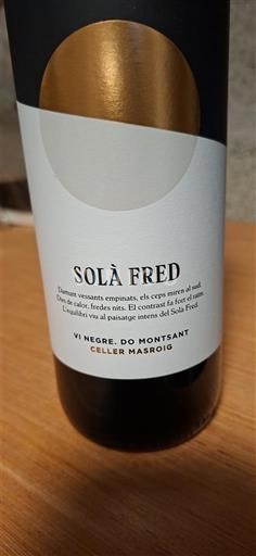 Catalonia Montsant Celler Masroig Solà Fred 2020