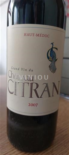 Burdeos Haut-Médoc Château Citran 2007