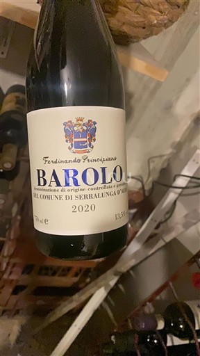 Piemonte Barolo Ferdinando Principiano Del Comune di Serralunga d'Alba 2020