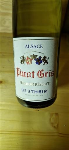 Alsácia Bestheim Pinot Gris Premium Réserve 2021