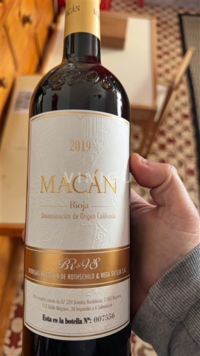 La Rioja Rioja Bodegas Benjamin de Rothschild & Vega Sicilia Macán 2019