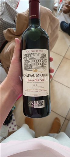 Burdeos Haut-Médoc Château Miqueu 2021