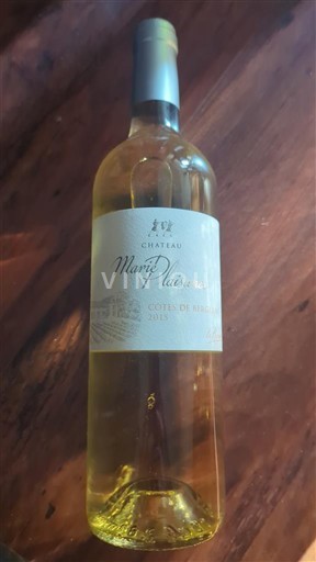 Bordeaux Côtes-de-Bordeaux Château Marie Plaisance 2015