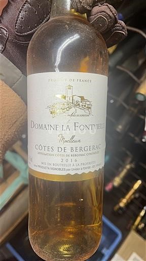 Tây Nam Côtes-de-bergerac Domaine La Fontvieille Moelleux 2016