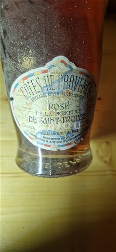 Provence Côtes de Provence Rosé de la Presqu'île de Saint-Tropez 1991