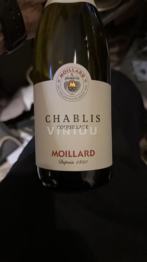Vine Blanc sec Coquillage Moillard 2024 Frankrig Bourgogne Chablis AOC