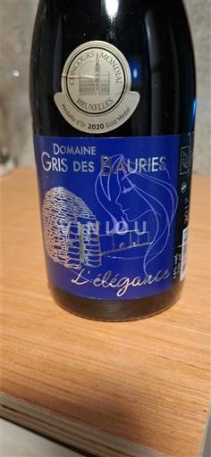 Valle del Rodano Grignan-les-adhémar Domaine Gris des Bauries L'Élégance 2017