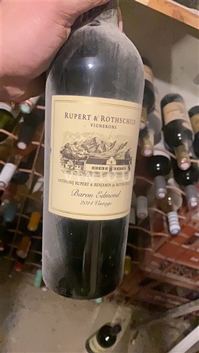Regione Costiera Franschhoek Rupert & Rothschild Baron Edmond 2014