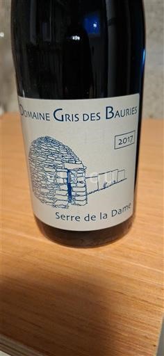 Valle del Rodano Grignan-les-adhémar Domaine Gris des Bauries Serre de la Dame 2017