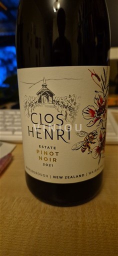 Marlborough Không được chỉ định Clos Henri Estate Pinot Noir 2021
