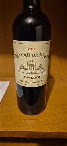 Bordeaux Pomerol Château Sales 2012