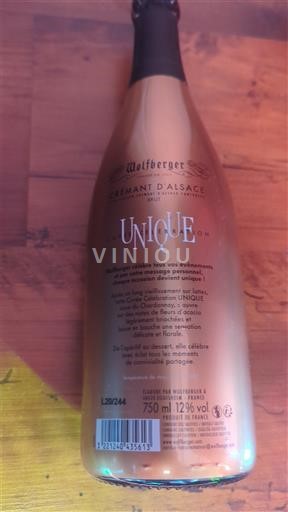 Alsace Crémant d'Alsace Wolfberger Unique Célébration 2020