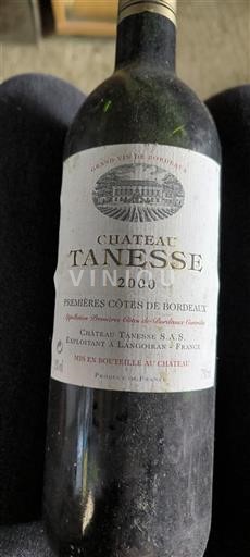 Bordeaux Premières-côtes-de-bordeaux Château Tanesse 2000