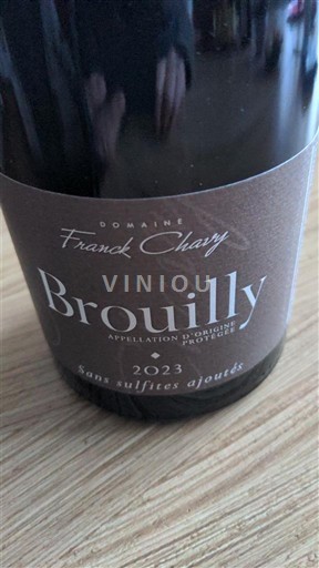 Beaujolais Brouilly Domaine Franck Chavy 2023