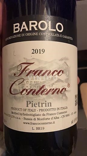 Piemonte Barolo Franco Conterno Pietrin 2019