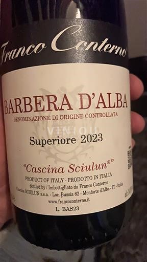 Piemonte Barbera d'Alba Franco Conterno Cascina Sciulun 2023