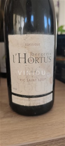 Langvedok Pic-saint-loup Bergerie de l'Hortus Classique 2016