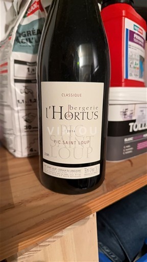 Linguadoca Pic Saint-Loup Bergerie de l'Hortus Classique 2016