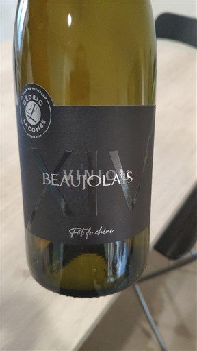 Beaujolais Cédric Lecconbe XIV Fût de chêne Não Sazonado
