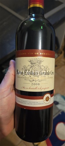 Burdeos Saint-Émilion Gran Cru Château Saint Pey Armens 2008