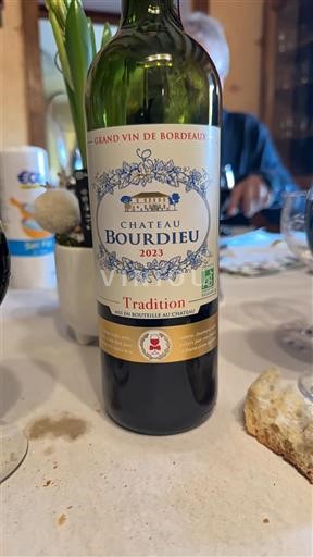 Burdeos Bordeaux Château Bourdieu Tradition 2023
