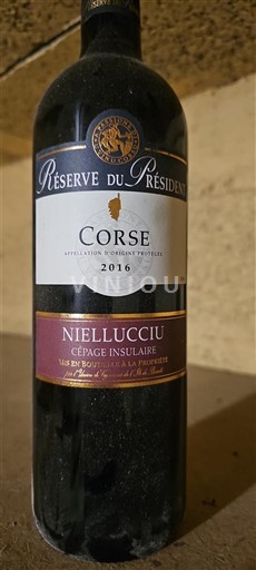 Korzika Korziška Réserve du Président Niellucciu 2016