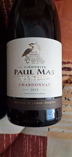 Linguadoca e Rossiglione Paese d'Oc Château Conas Chardonnay 2023