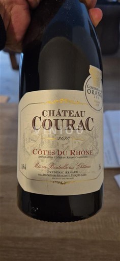 Rhônedalen Côtes du Rhône Château Courac 2020