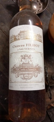 Bordeaux Sauternes Grand Cru Château Filhot 1996