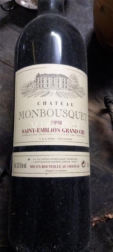 Bordeaux Saint-Émilion Grand Cru Grand Cru Château Monbousquet 1998