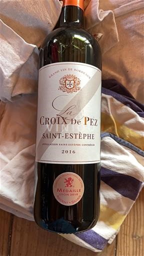Bordeaux Saint-Estèphe La Croix de Pez 2016