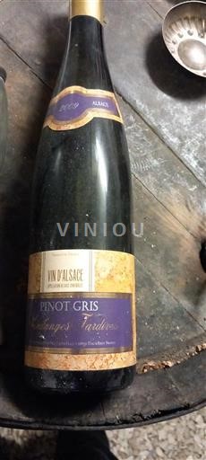 Alsace Pinot xám Caves klug 2009