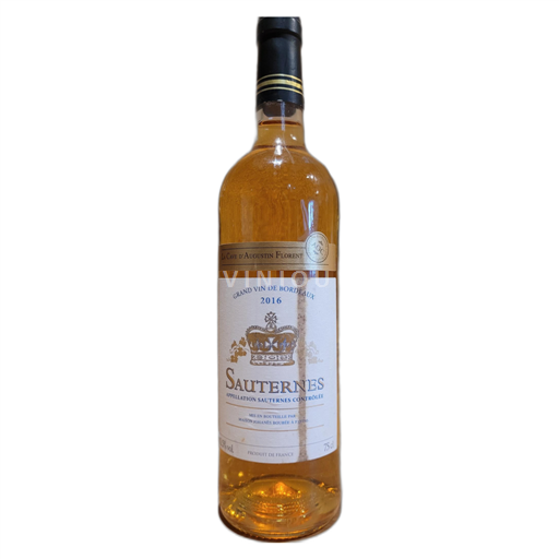 Bordeaux Sauternes Cave d'Augustin Florent 2016