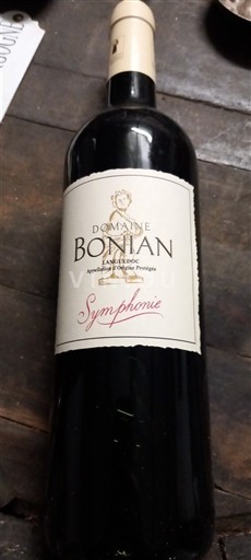Languedoc und Roussillon Hérault Domaine Bonian Symphonie 2022