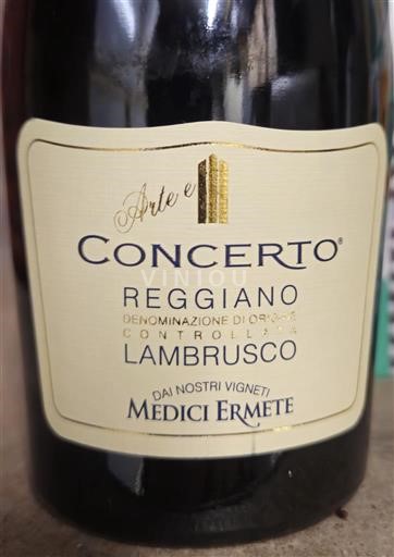 Emilia-Romagna Lambrusco Medici Ermete Arte e Concerto 2024