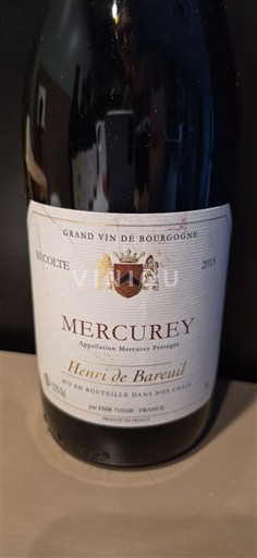 Бургундія Меркуре Henri de Bareuil 2015