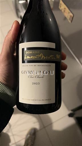 Borgoña Givry Premier Cru Domaine Laurent Mouton Clos Charlé 2023