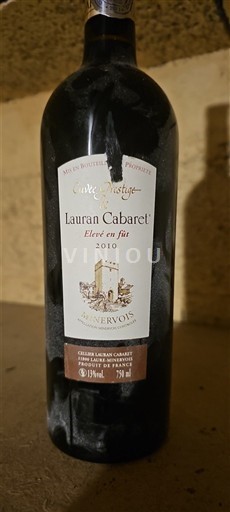 Langvedok Minervois Lauran Cabaret Prestige 2010